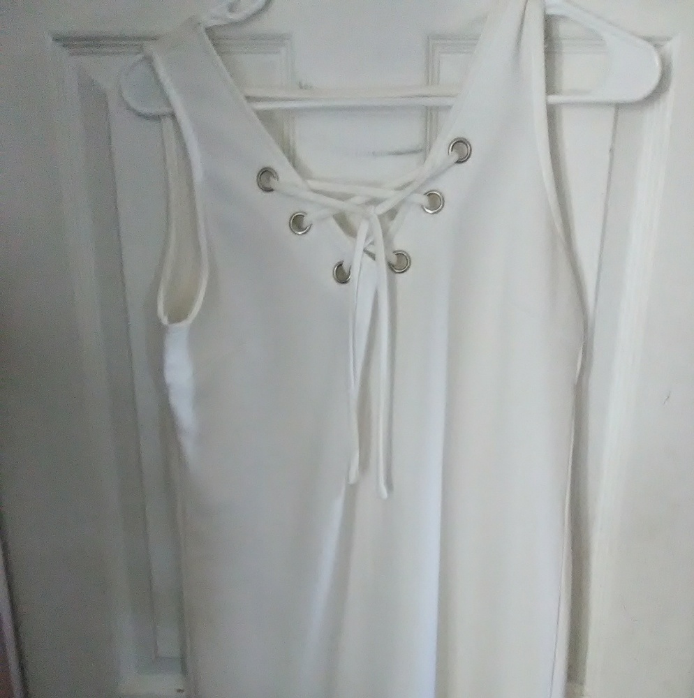 Almost famous white dress
